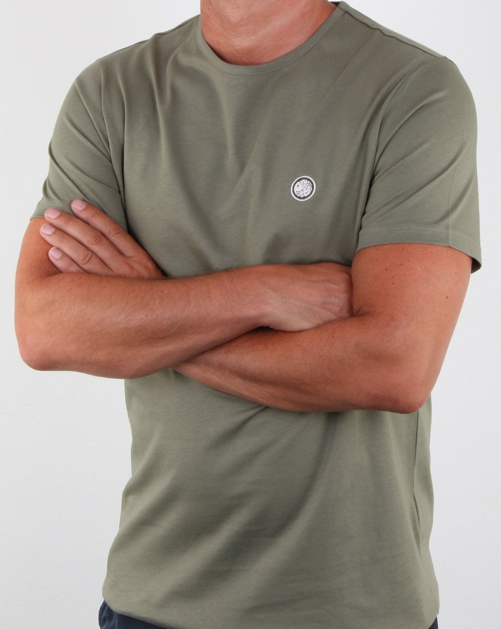 Pretty Green – Mitchell – T-Shirt in Khaki