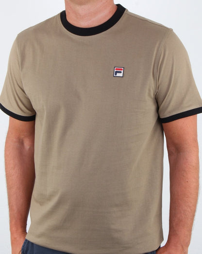 Fila Vintage Ringer T-Shirt Drygrass