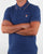 Fila Vintage Tipped Polo Shirt Mid Blue