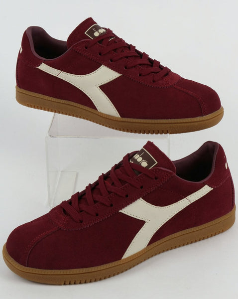 Diadora Tokyo Trainers Burgundy