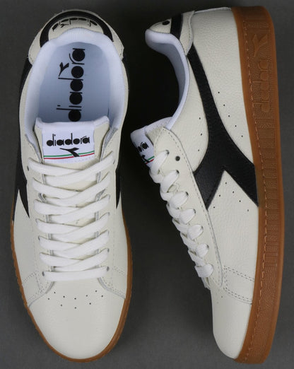 Diadora Game L Low Sneaker Weiß/Schwarz