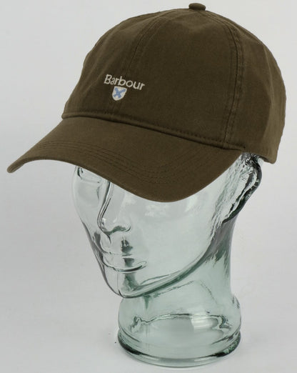 Barbour Cascade Baseballkappe Olivgrün