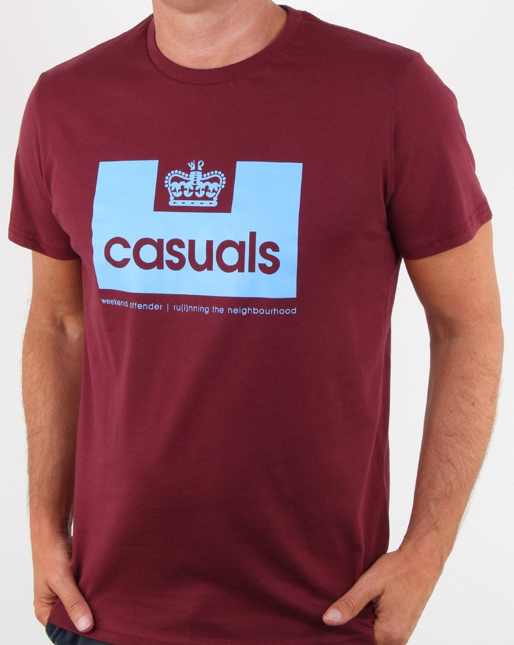 Weekend Offender Casuals T-Shirt Bordeaux