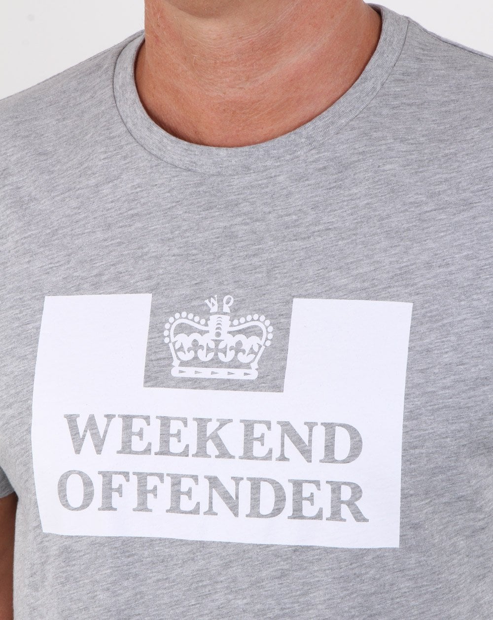 Weekend Offender Prison T-shirt Grey