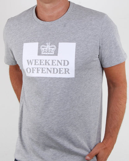 Weekend Offender Prison T-Shirt Grau