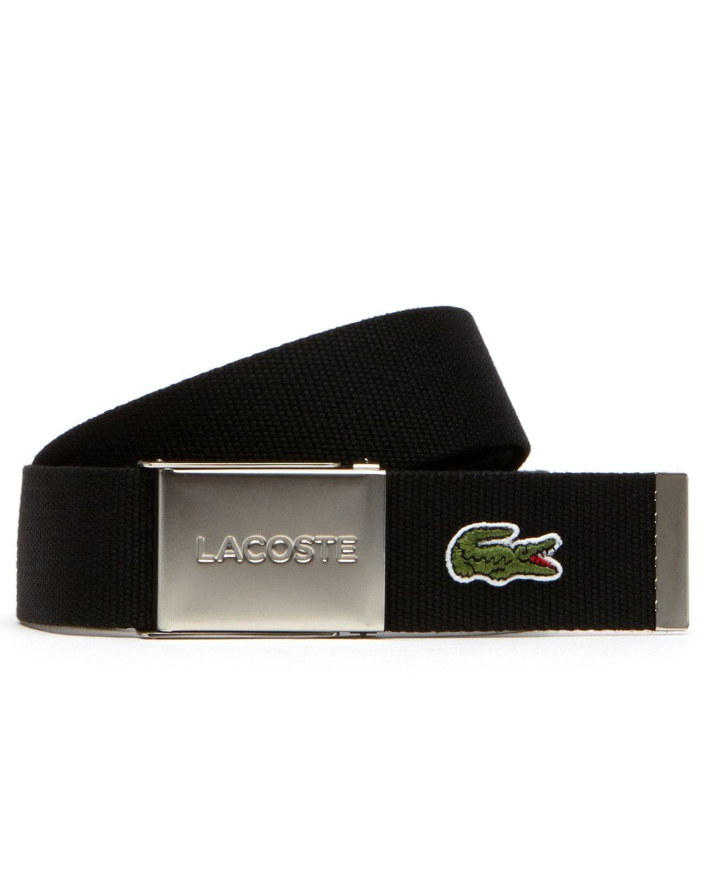 Lacoste Logo Belt Black