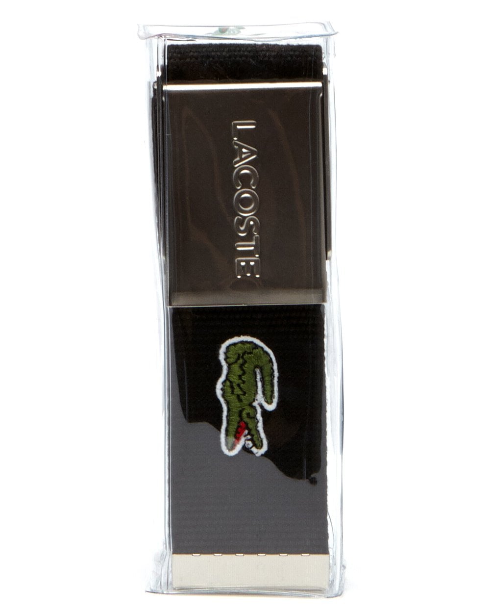 Lacoste Logo Gürtel Schwarz