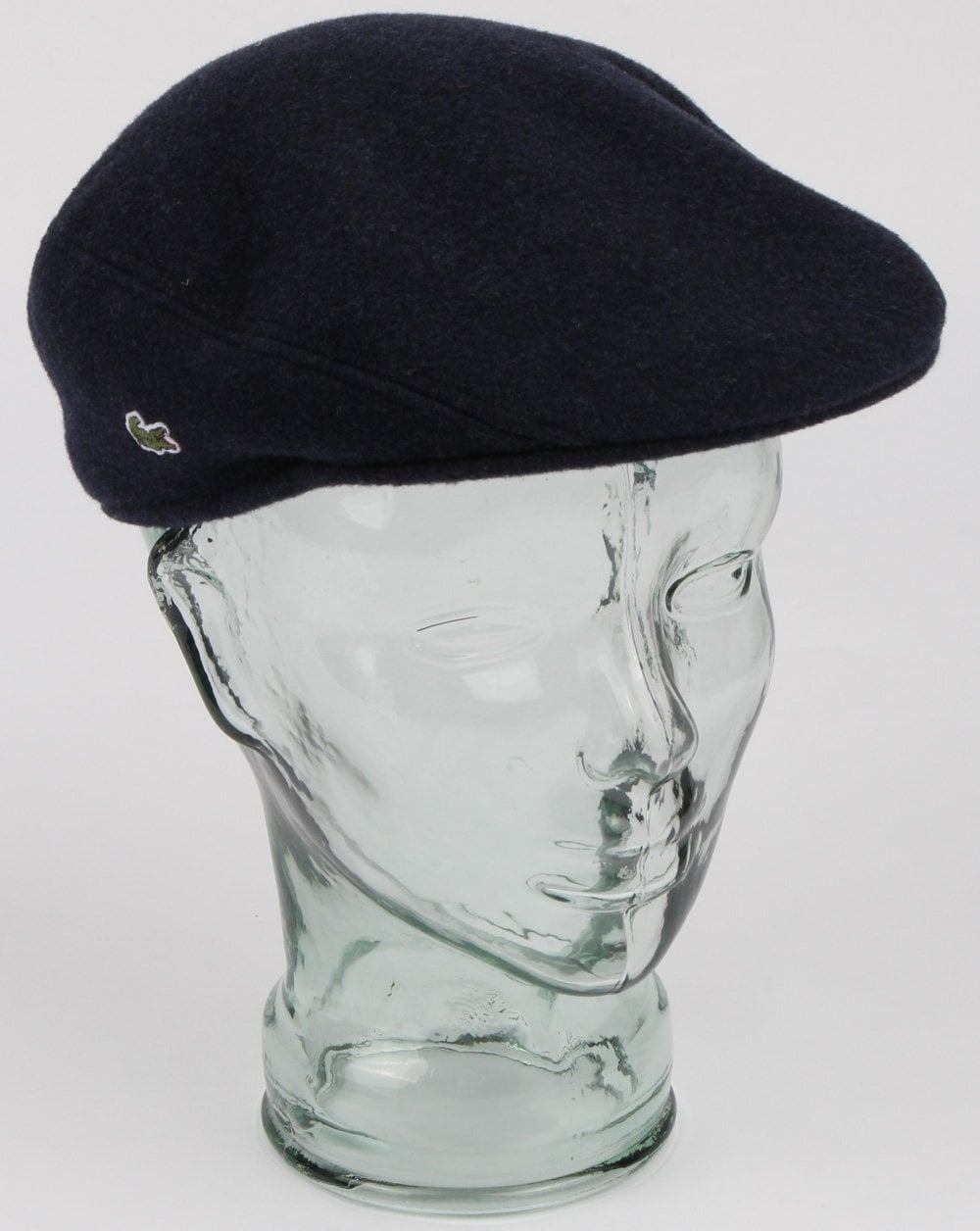 Lacoste Schiebermütze aus Wollstoff in Marineblau