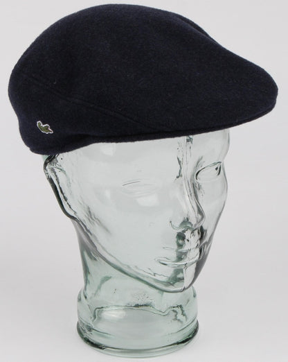 Lacoste Schiebermütze aus Wollstoff in Marineblau
