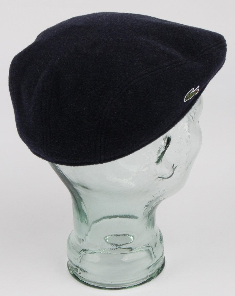 Lacoste Schiebermütze aus Wollstoff in Marineblau