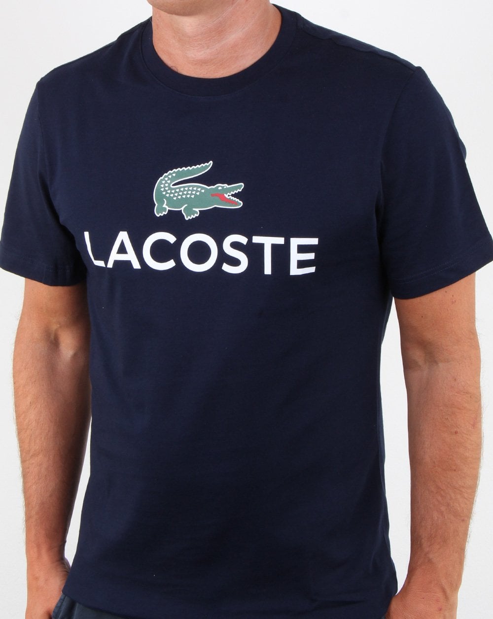Lacoste Logo T-Shirt Marineblau