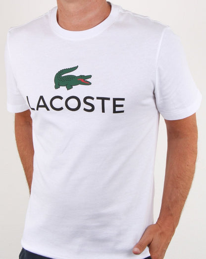 Lacoste Logo T-Shirt Weiß