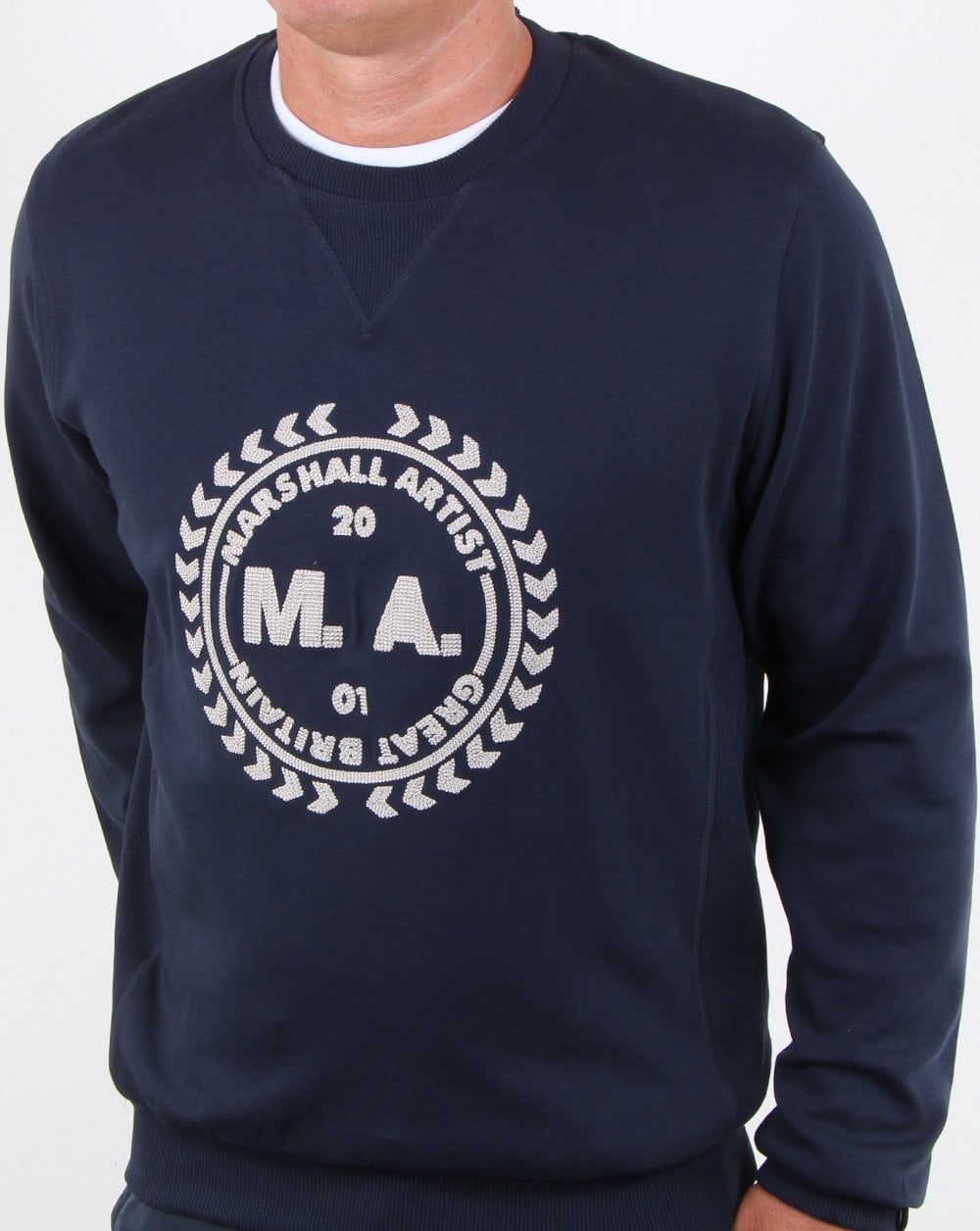 Marshall Artist Casually Crafted Sweatshirt Navy