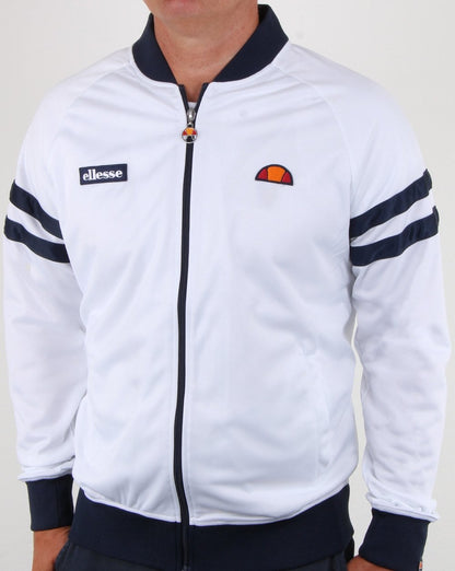 Ellesse – Romeo Trainingsjacke, Weiß/Marineblau