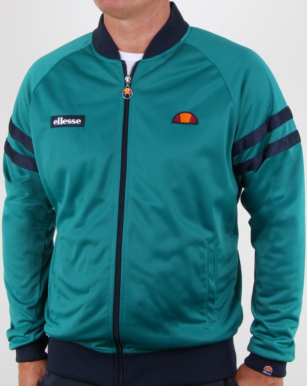 Ellesse Romeo Track Top Fanfair Grün/Marineblau