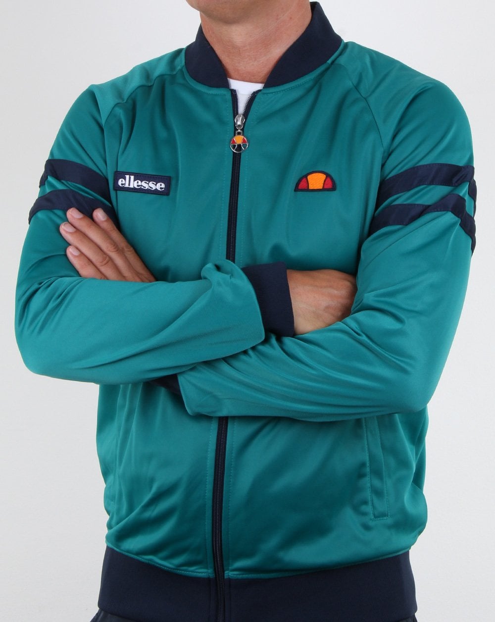 Ellesse Romeo Track Top Fanfair Grün/Marineblau