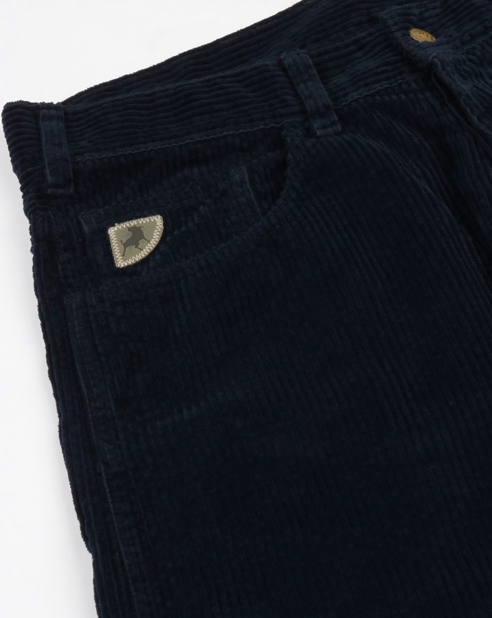 Lois Terrace Jumbo Taper Fit Cordhose in Marineblau
