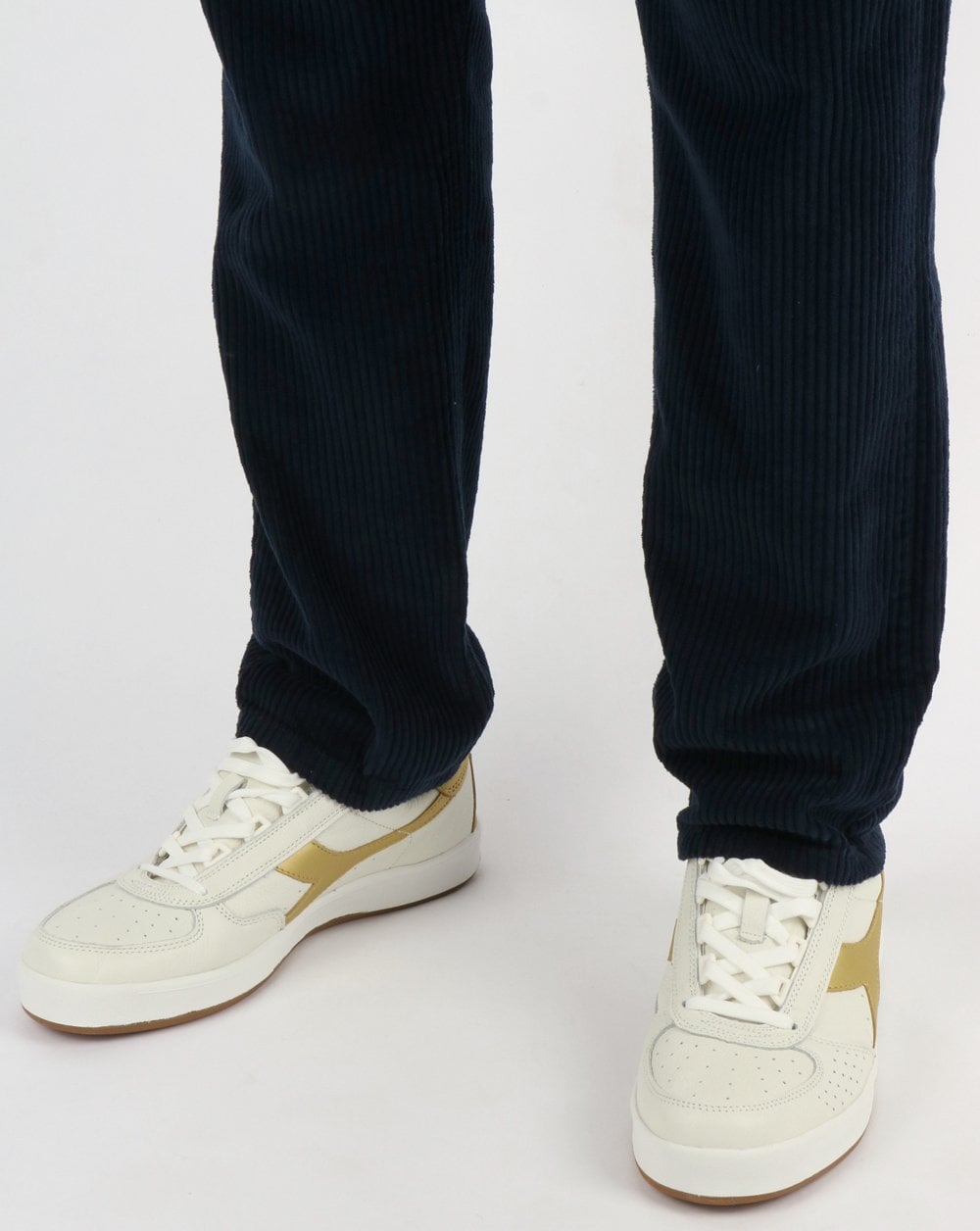 Lois Terrace Jumbo Taper Fit Cords Navy