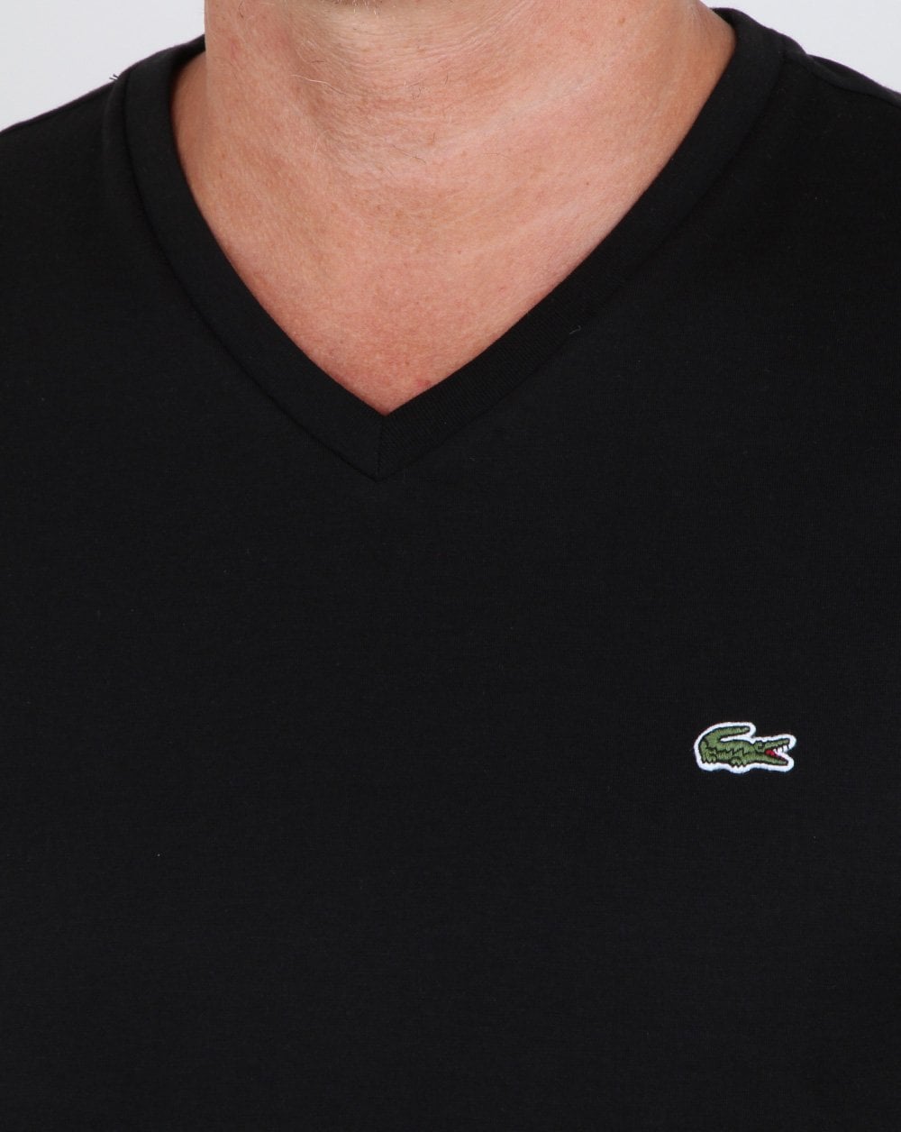 Lacoste V-neck T-shirt Black