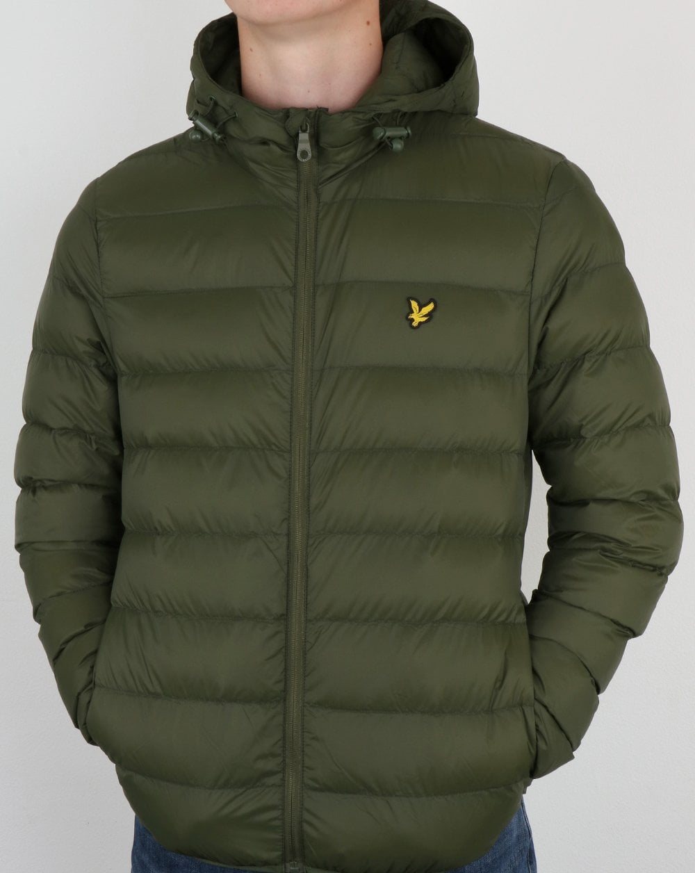 Lyle And Scott Lightweight Puffer Jacket Woodland Green