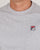 Fila Vintage Long Sleeve T Shirt Light Grey Marl