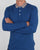 Aquascutum Coniston Cc Collar Ls Polo Blue