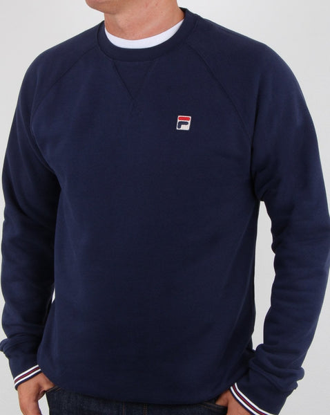 Fila Vintage Crew Sweat Navy