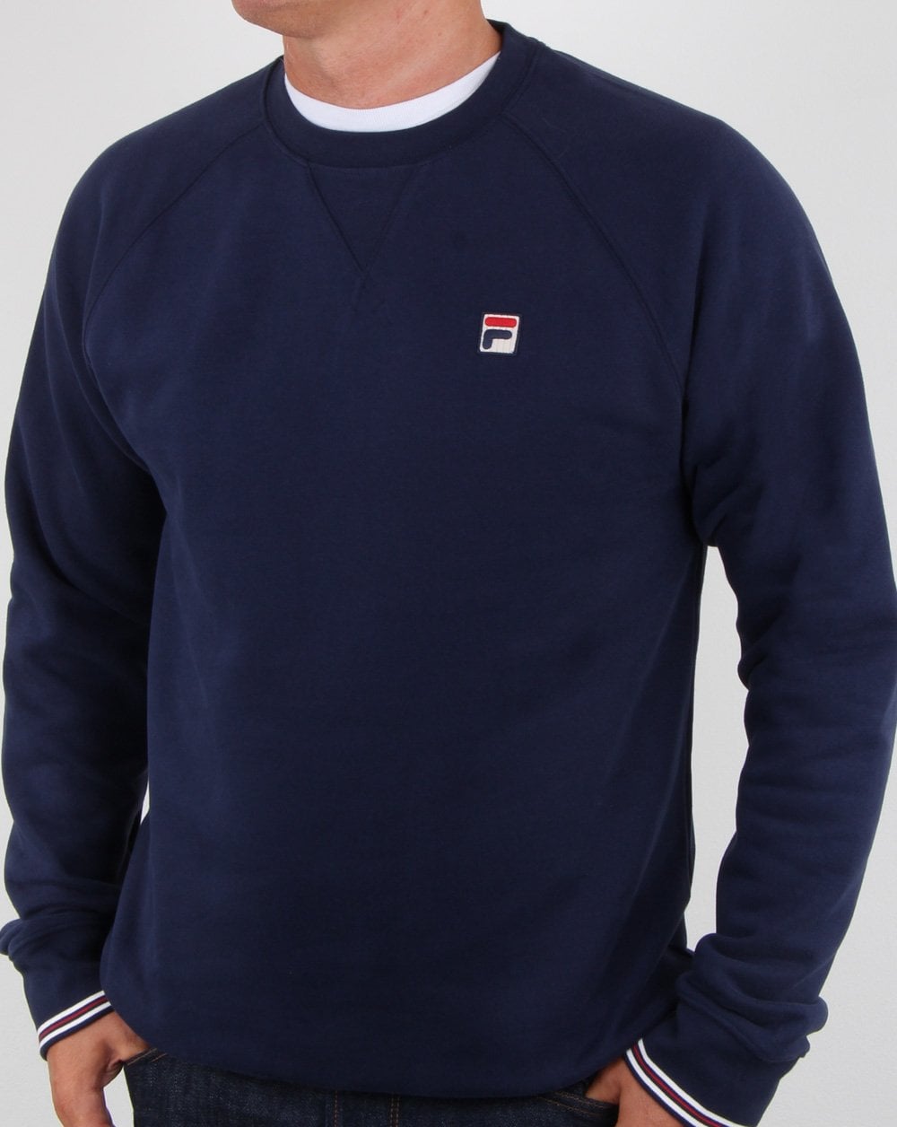 Fila Vintage Crew Sweatshirt Marineblau
