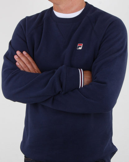 Fila Vintage Crew Sweatshirt Marineblau