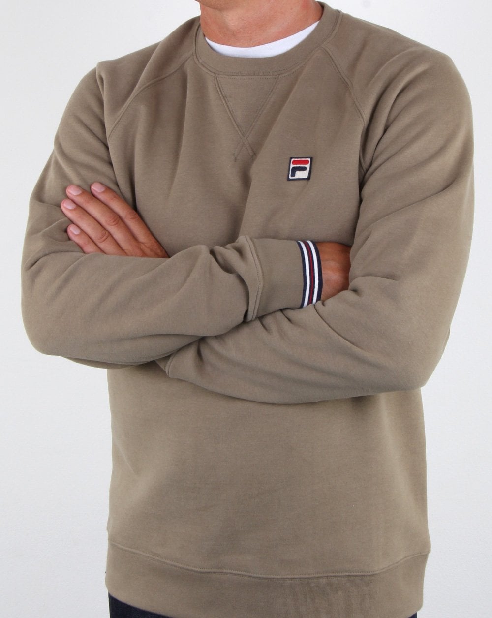 Fila Vintage Pozzi Crew Sweat Drygrass