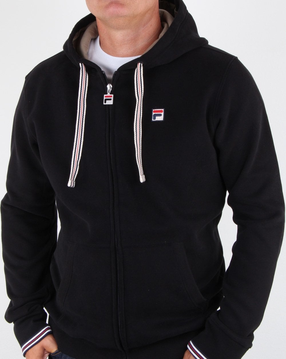 Fila Vintage Tenconi Hoody Schwarz