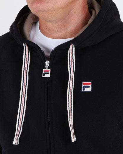 Fila Vintage Tenconi Hoody Schwarz