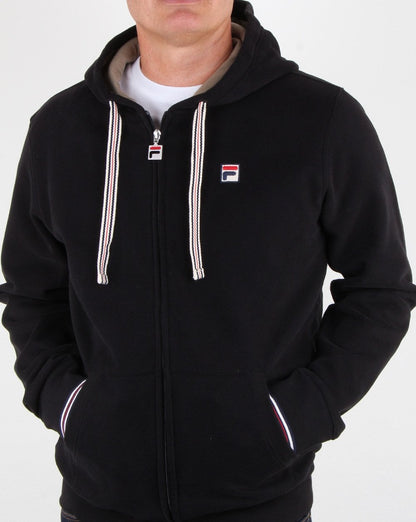 Fila Vintage Tenconi Hoody Schwarz