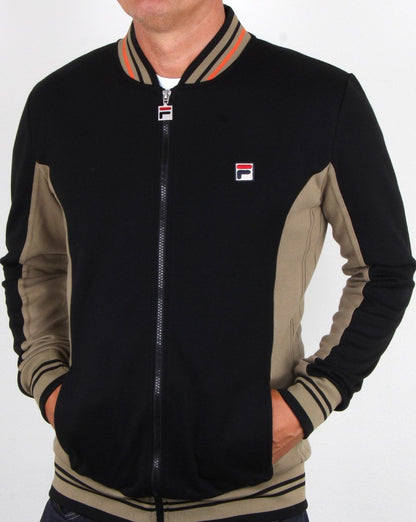 Fila Vintage Settanta Trainingsjacke Schwarz/Drygrass