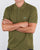 Lacoste Classic Two Button Polo Shirt Army