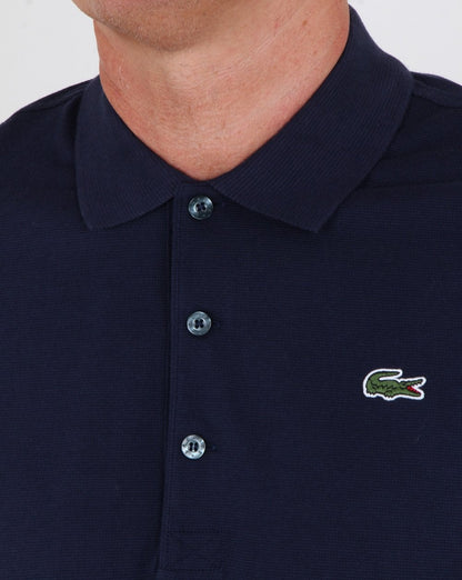 Lacoste Langarm-Poloshirt in Marineblau