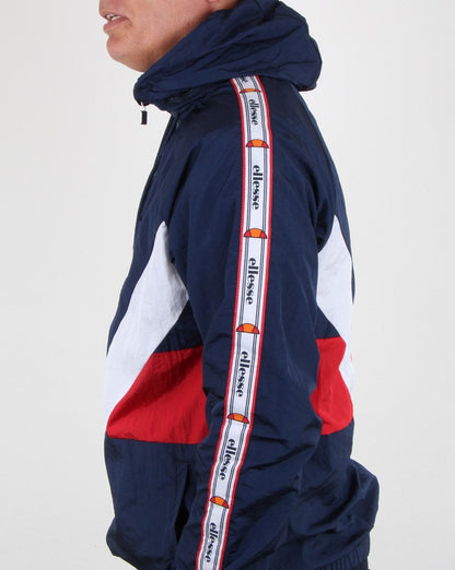 Ellesse – Retro Shell-Trainingsjacke in Marineblau