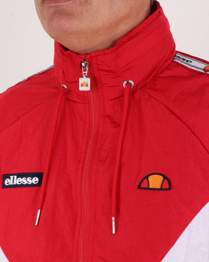 Ellesse – Retro Shell-Trainingsjacke in Rot