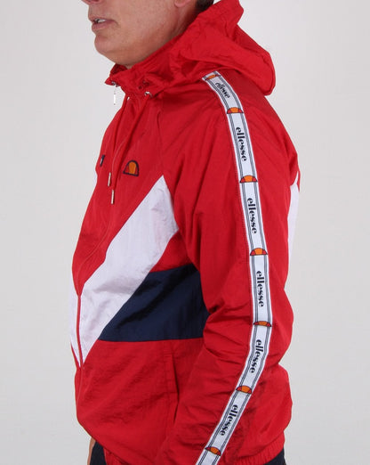 Ellesse – Retro Shell-Trainingsjacke in Rot