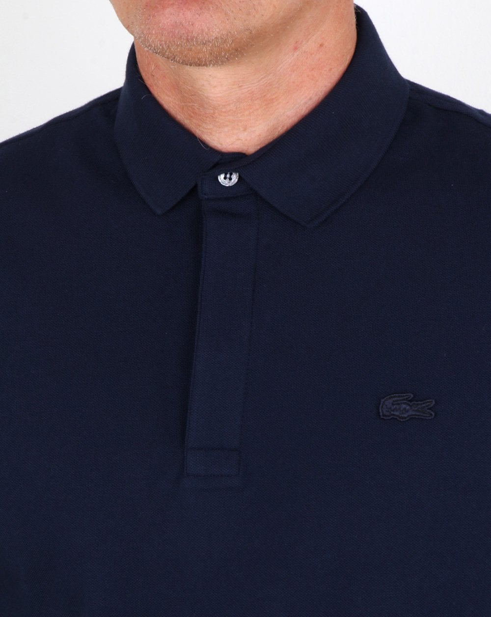 Lacoste Smarter Langarm-Poloshirt Marineblau