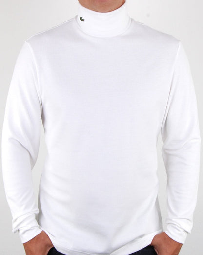 Lacoste Rollkragenpullover Softweiß
