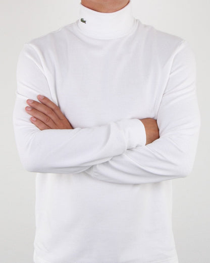Lacoste Rollkragenpullover Softweiß