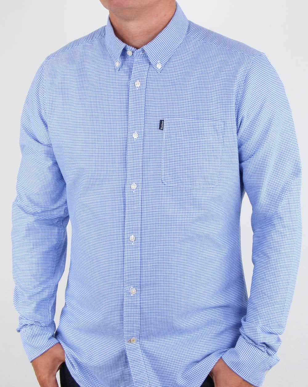 Barbour Endsleigh Oxford Hemd Blau