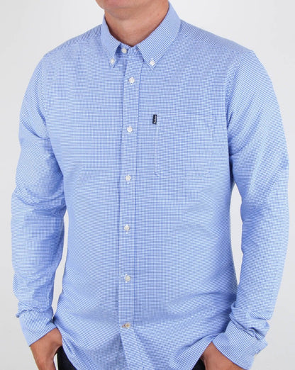 Barbour Endsleigh Oxford Hemd Blau