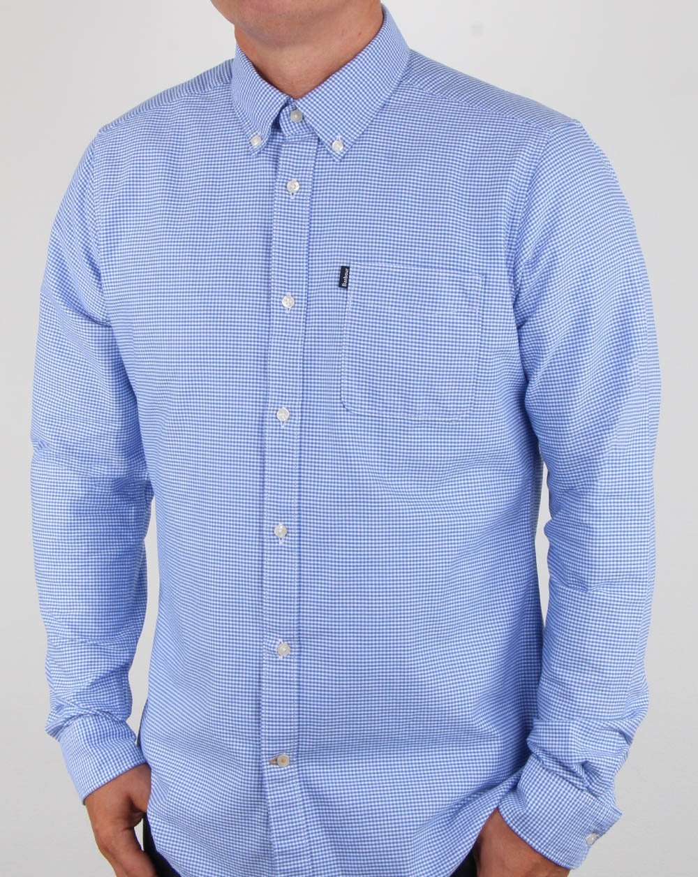 Barbour Endsleigh Oxford Hemd Blau