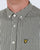 Lyle And Scott Gingham Shirt Woodland Green