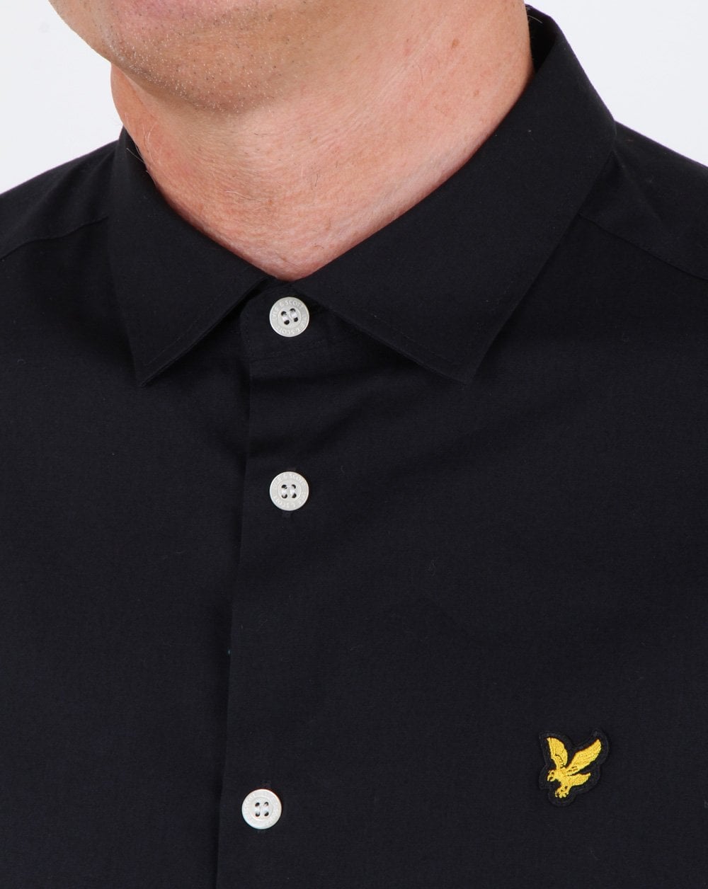 Lyle And Scott Slim Fit Popeline-Hemd True Black