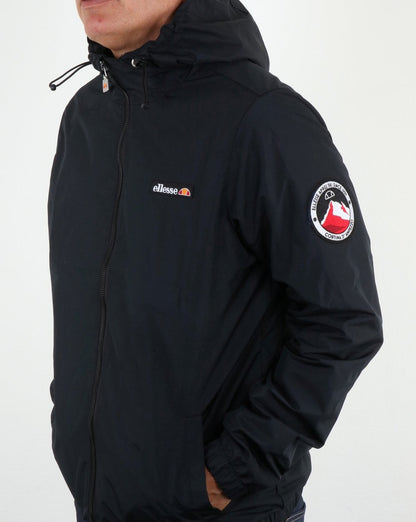 Ellesse Beschichtete Terrace Jacke Schwarz