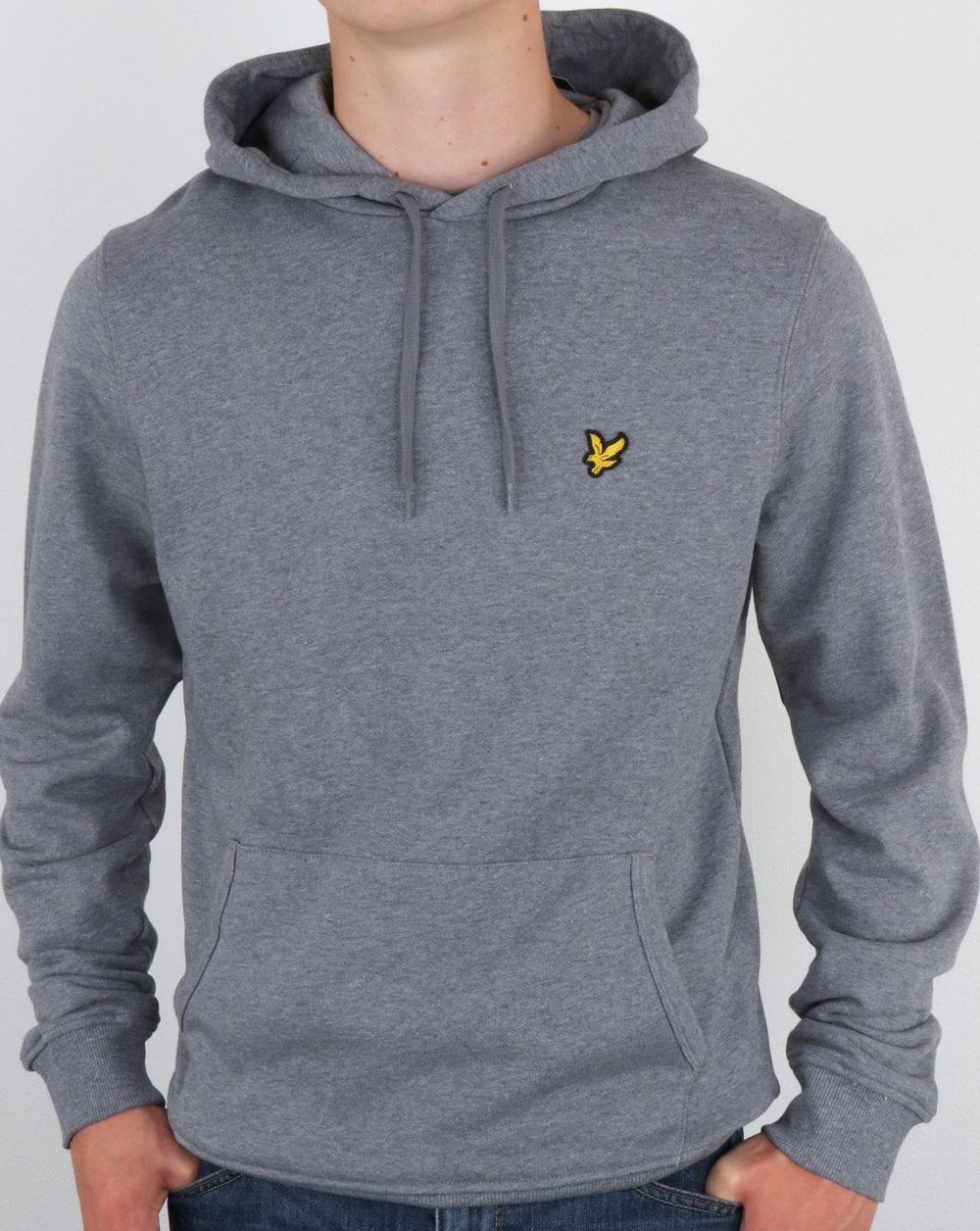 Lyle And Scott – Kapuzenpullover in Mittelgrau meliert