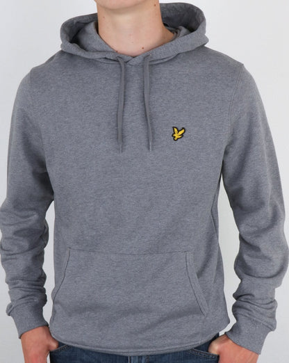 Lyle And Scott – Kapuzenpullover in Mittelgrau meliert